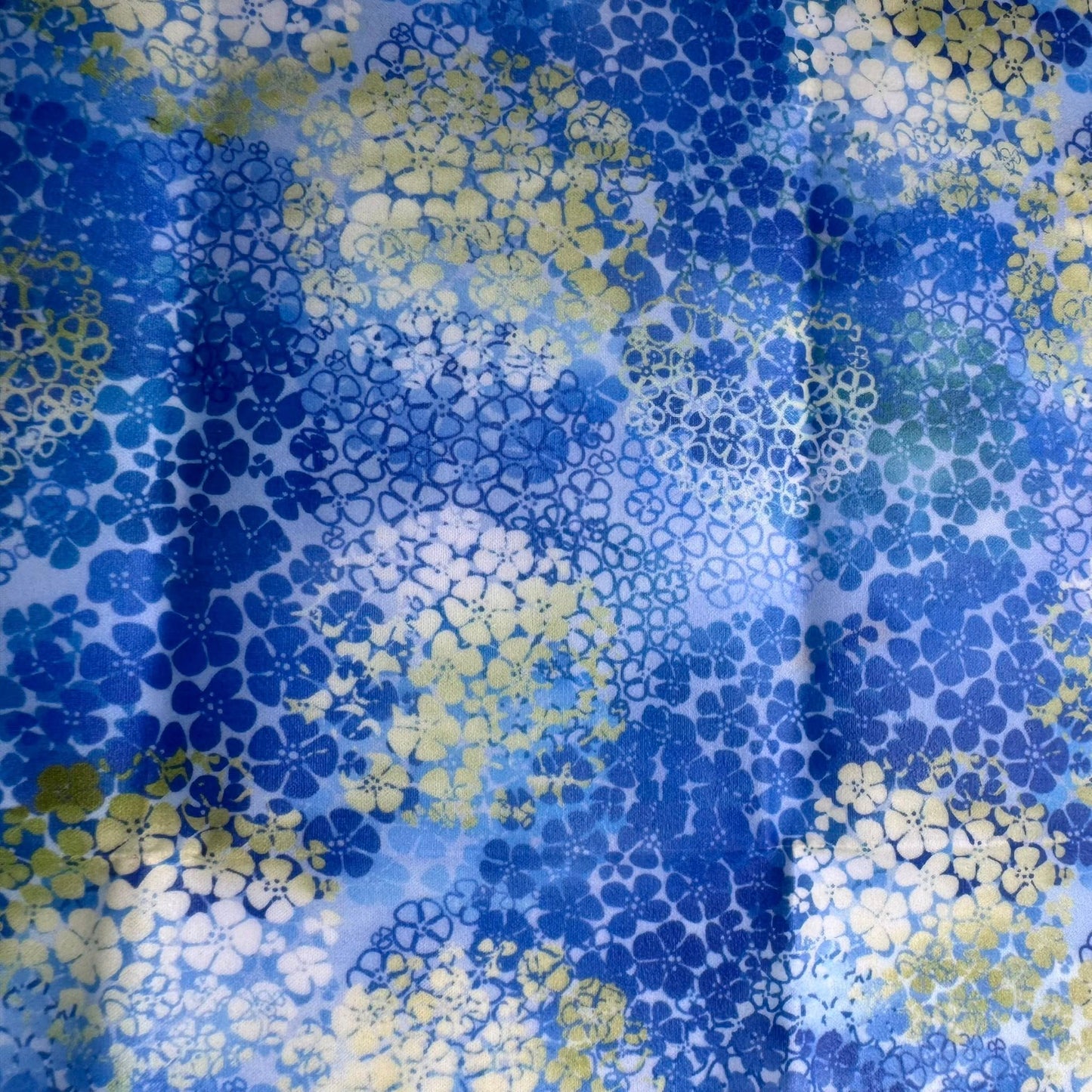 XXL 20"x16" Beeswax Wrap | Bread Bag | Sour Dough | "Hydrangea” pattern