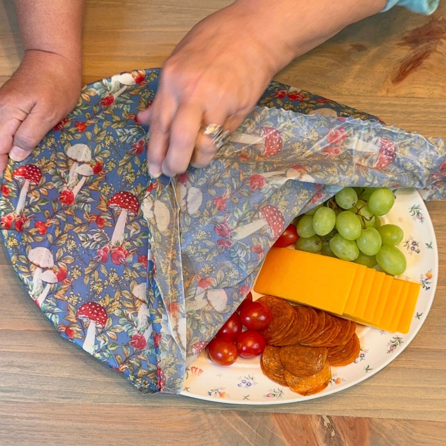 XXL Wrap | 20"x16" | Bread Bag | Sour Dough | "Warm Medallions"